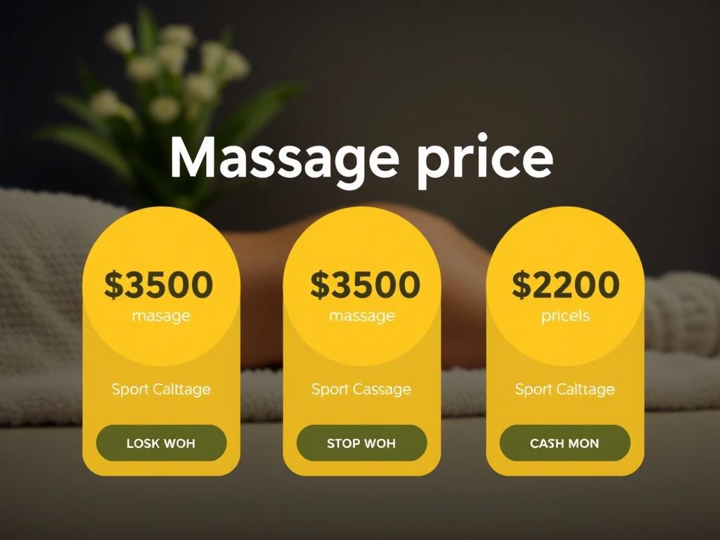 massage price. How to compare prices intelligently